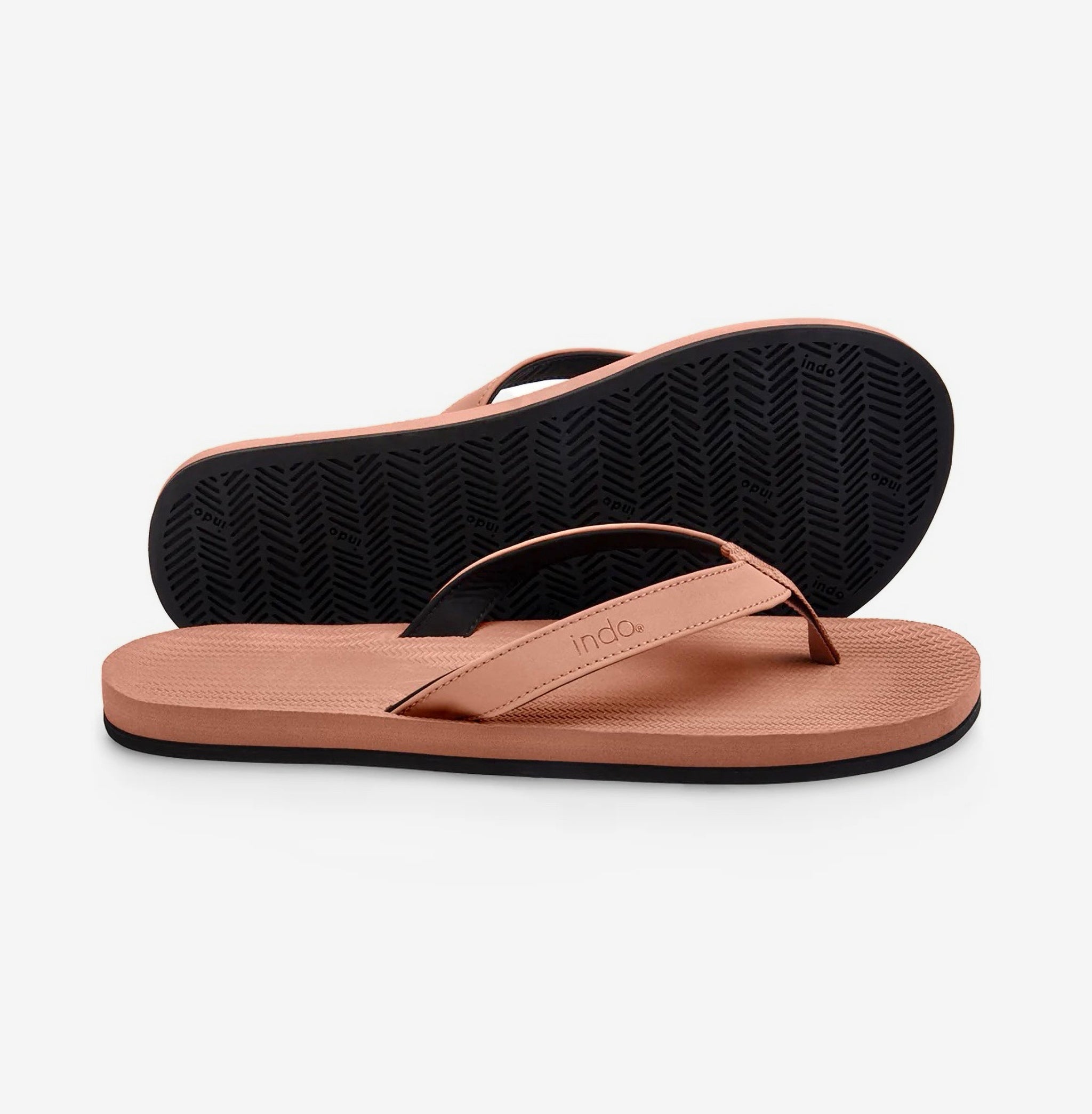 Mens Flip Flops - Rust