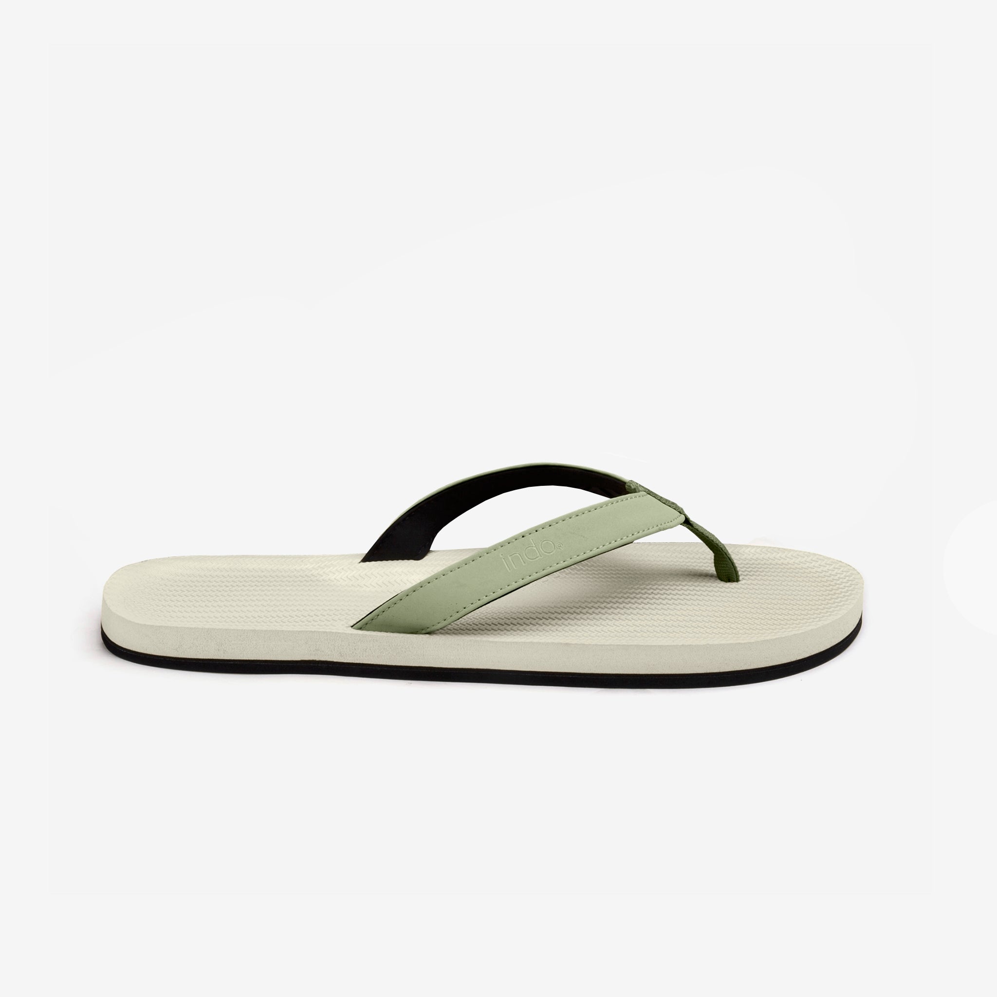 Mens Flip Flops - Sea Salt/Olive