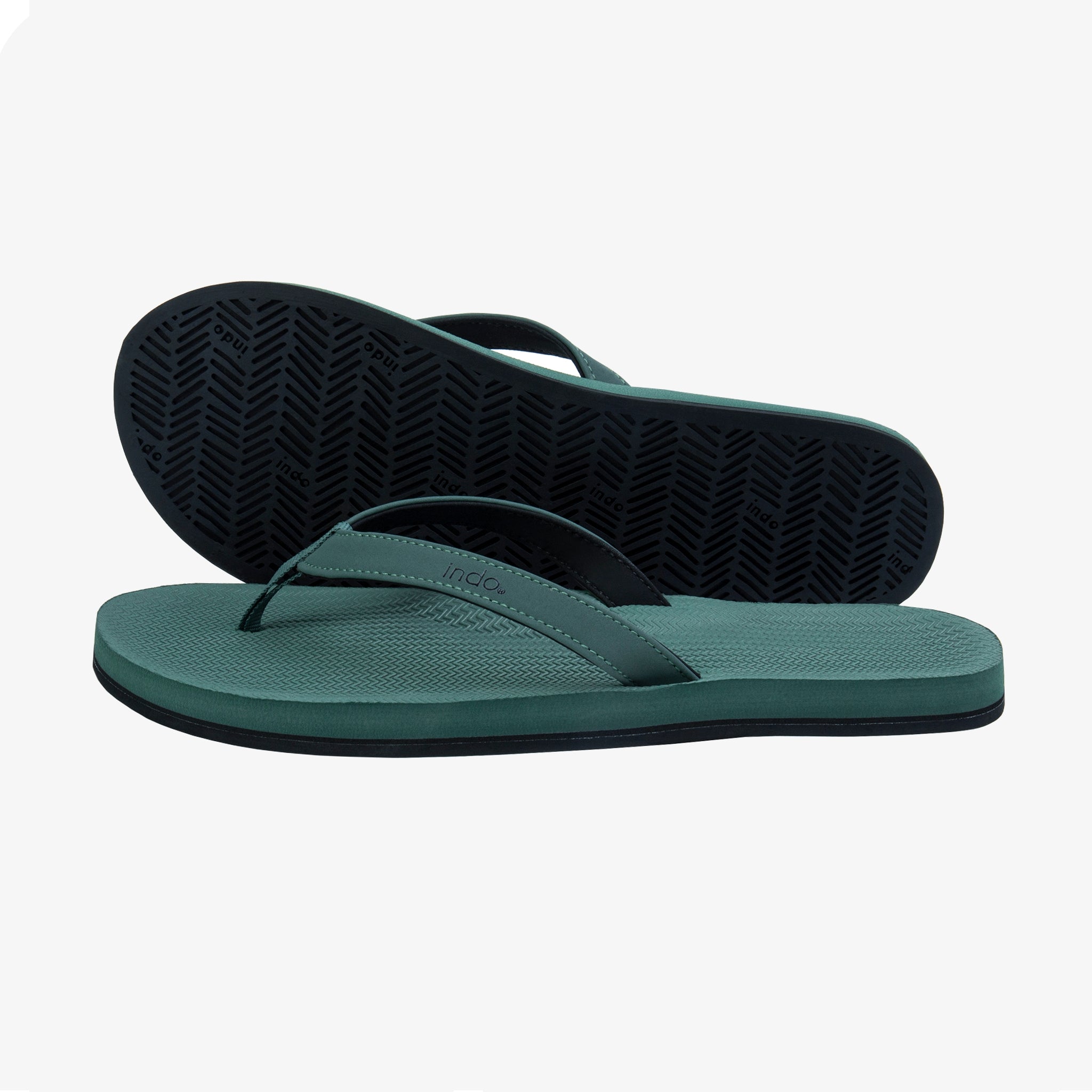 Women's Flip Flops - Leaf