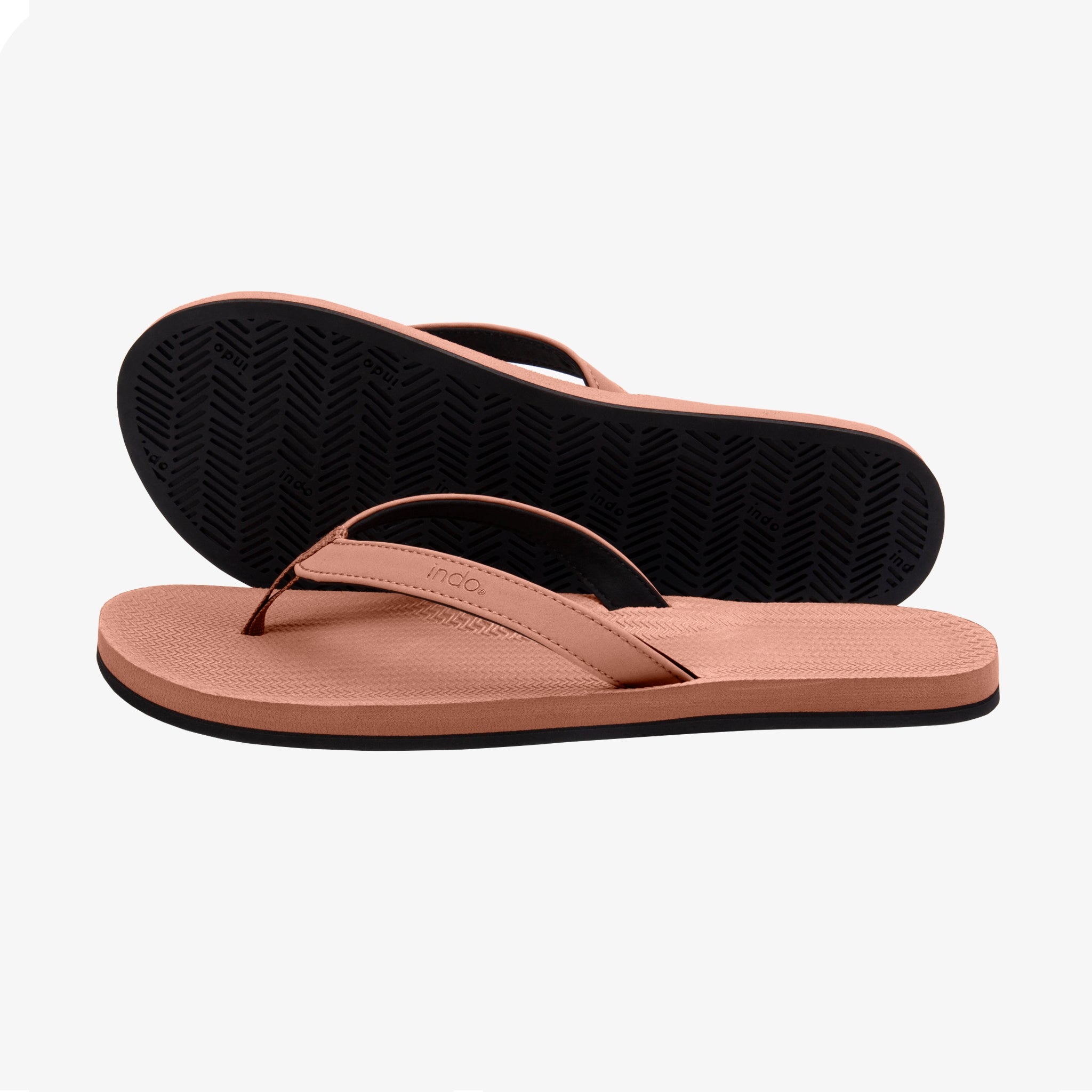 Women's Flip Flops - Rust