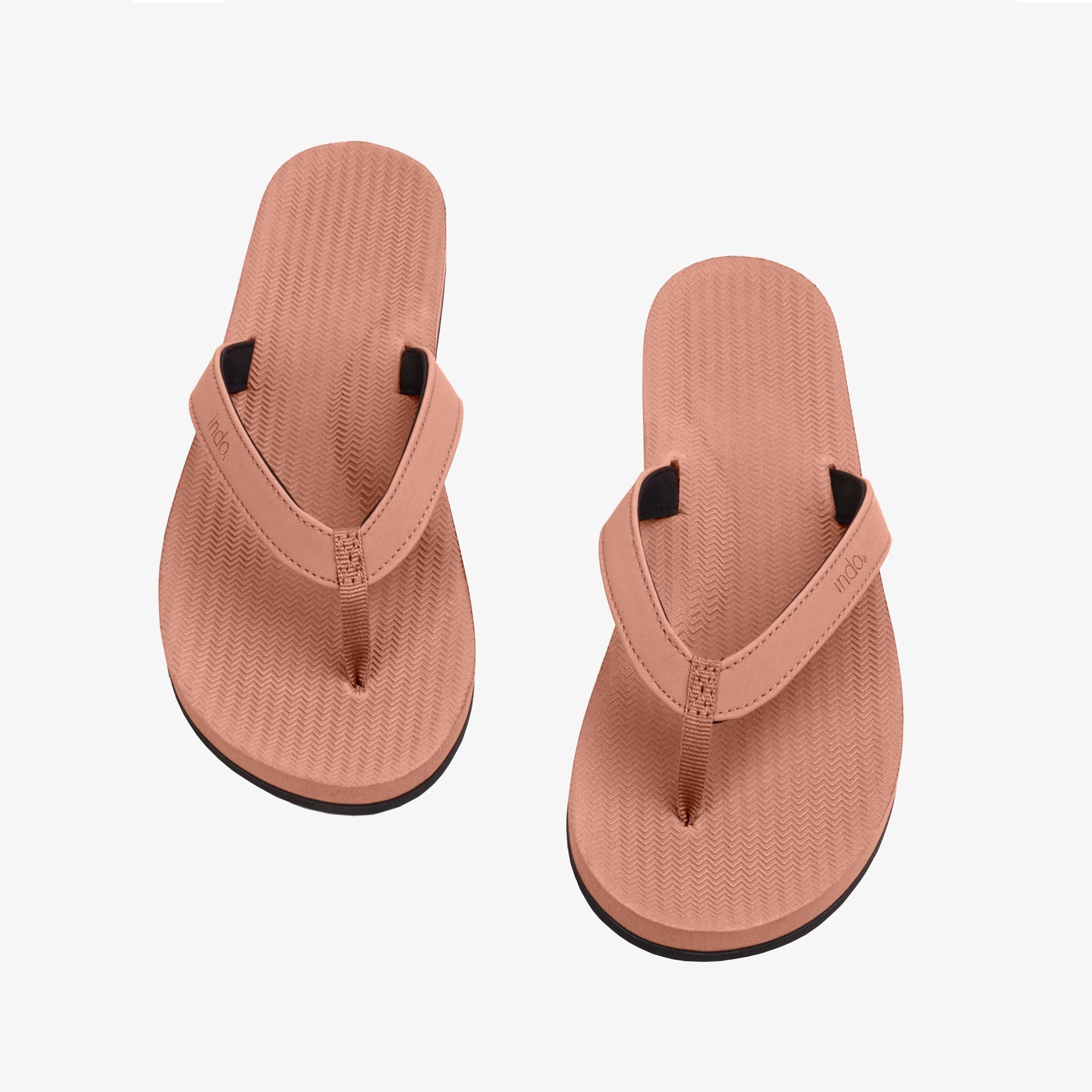 Women's Flip Flops - Rust