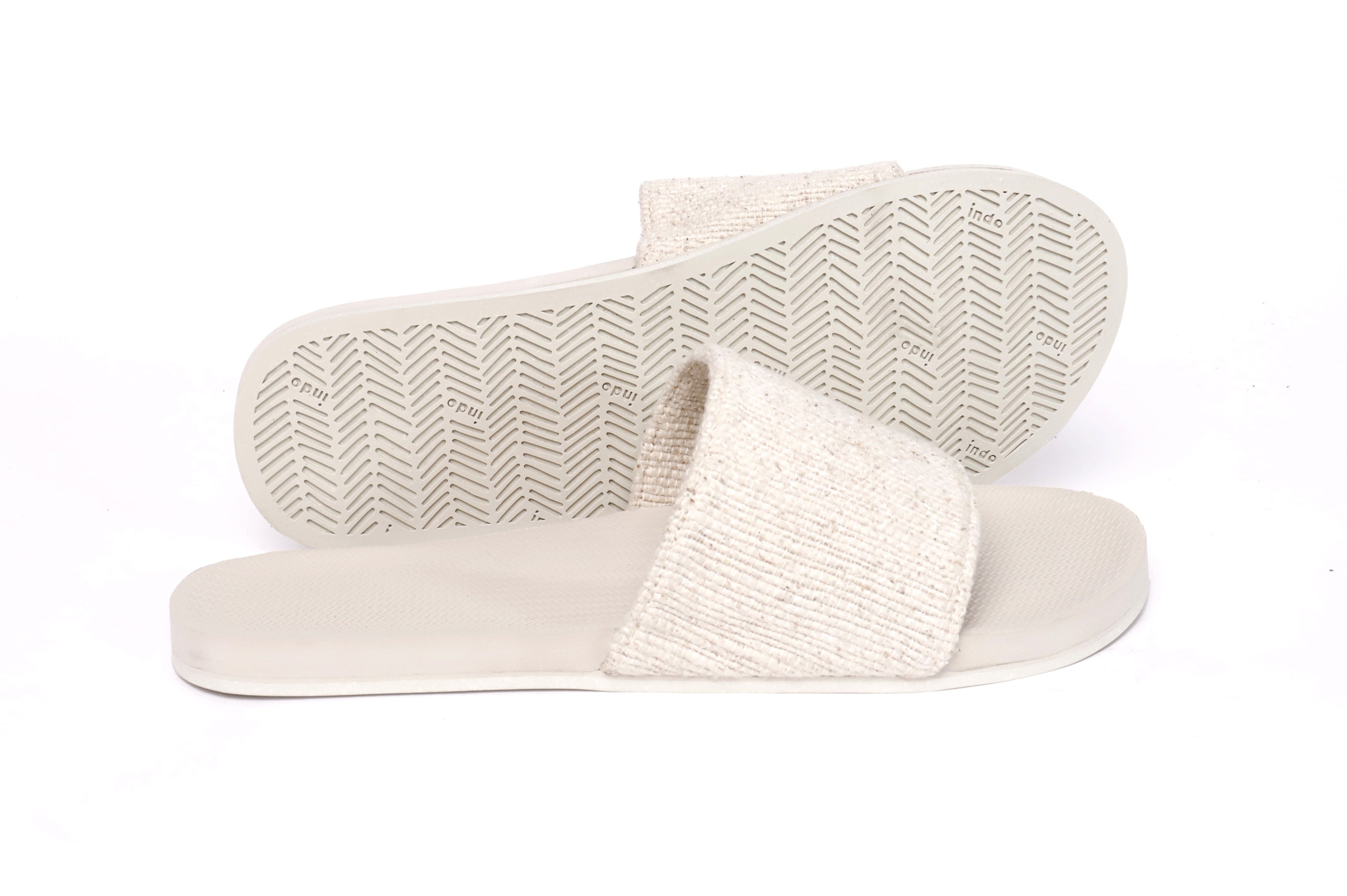 Mens Slide Pable - Sea Salt/Natural