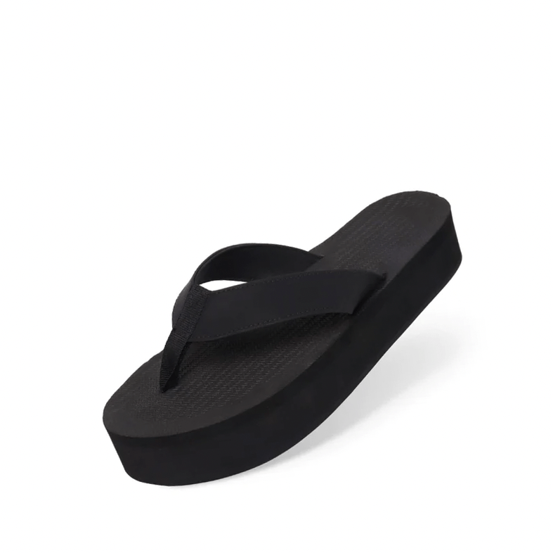 Women s Flip Flop Platform Black