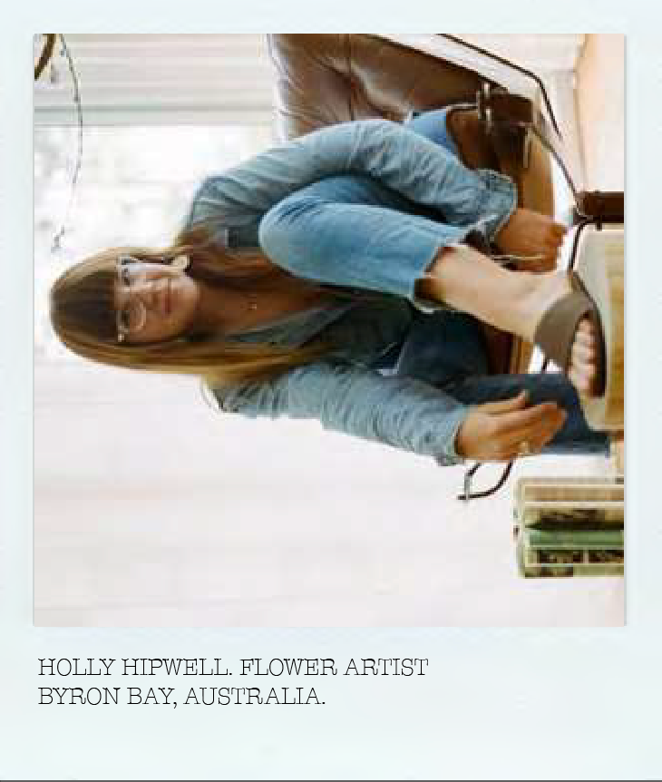 HOLLY HIPWELL. FLOWER ARTIST