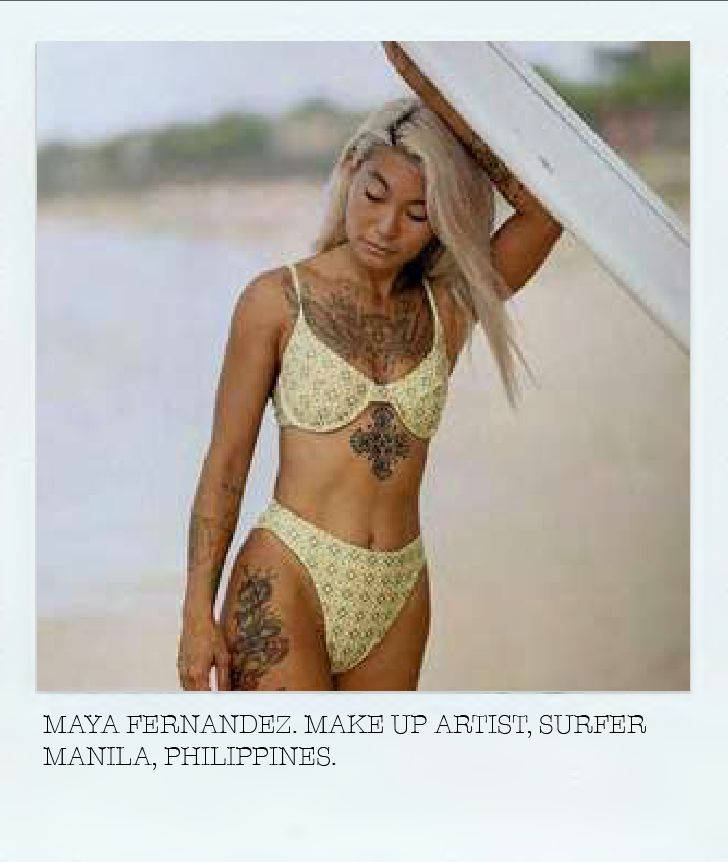 MAYA FERNANDEZ. MAKE UP ARTIST, SURFER