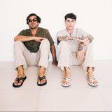 Men's Handep Flip Flops Black Batit Dark