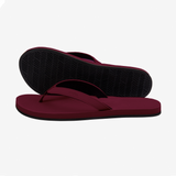 Women's ESSNTLS Flip Flops Burgundy
