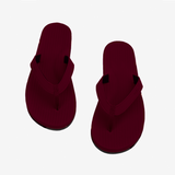 Women's ESSNTLS Flip Flops Burgundy