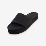 Women's Platform Slide Black