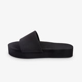 Women's Platform Slide Black