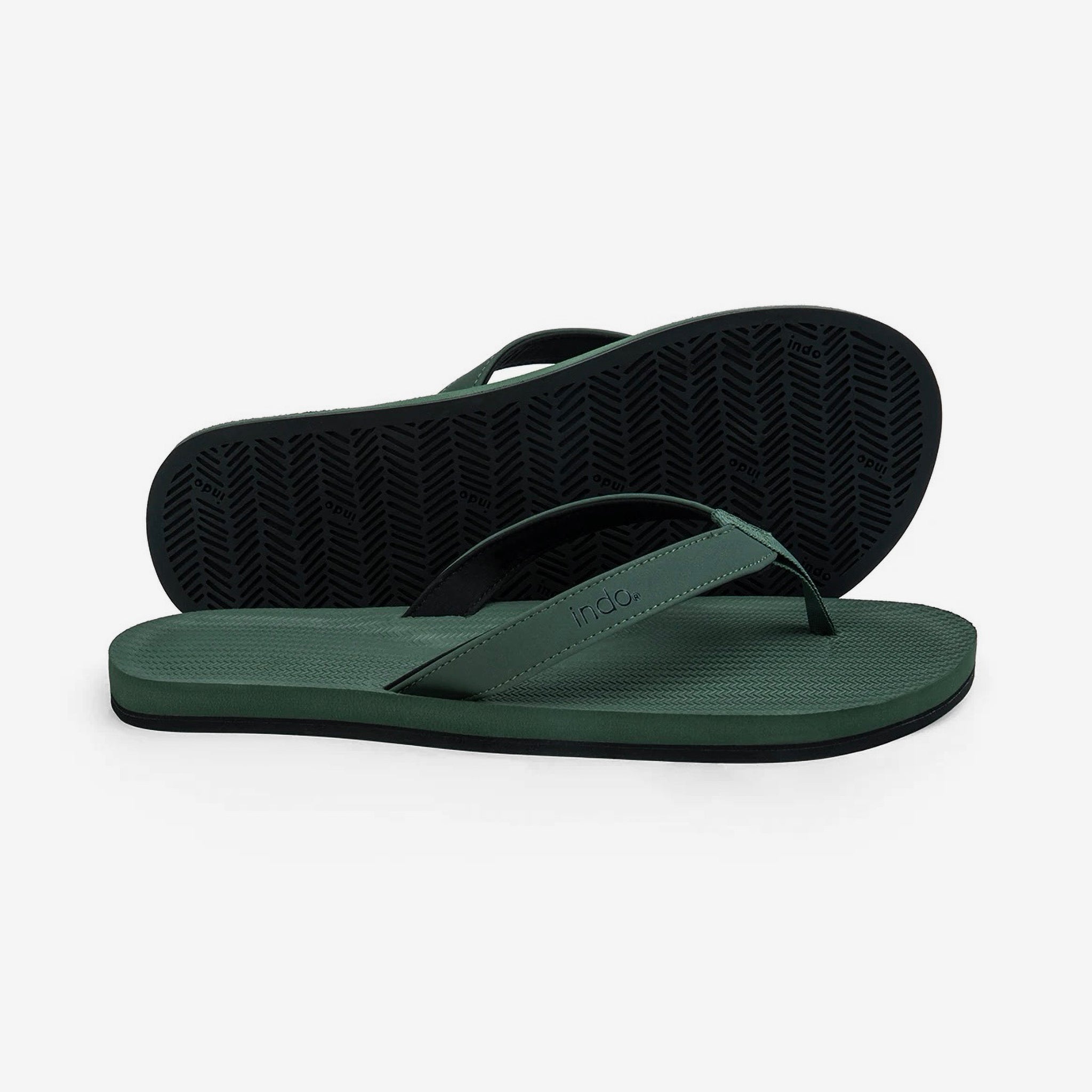 Mens Flip Flops - Leaf