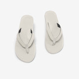 Mens Sneaker Sole Flip Flops Sea Salt/Sea Salt Sole