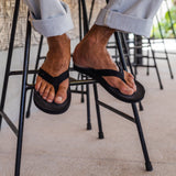 Mens Easy Living Flip Flops Black