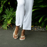 Women's Sneaker Sole Flip Flops Sea Salt/Sea Salt Sole