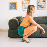 Women's ESSNTLS Flip Flops Olive & Honey