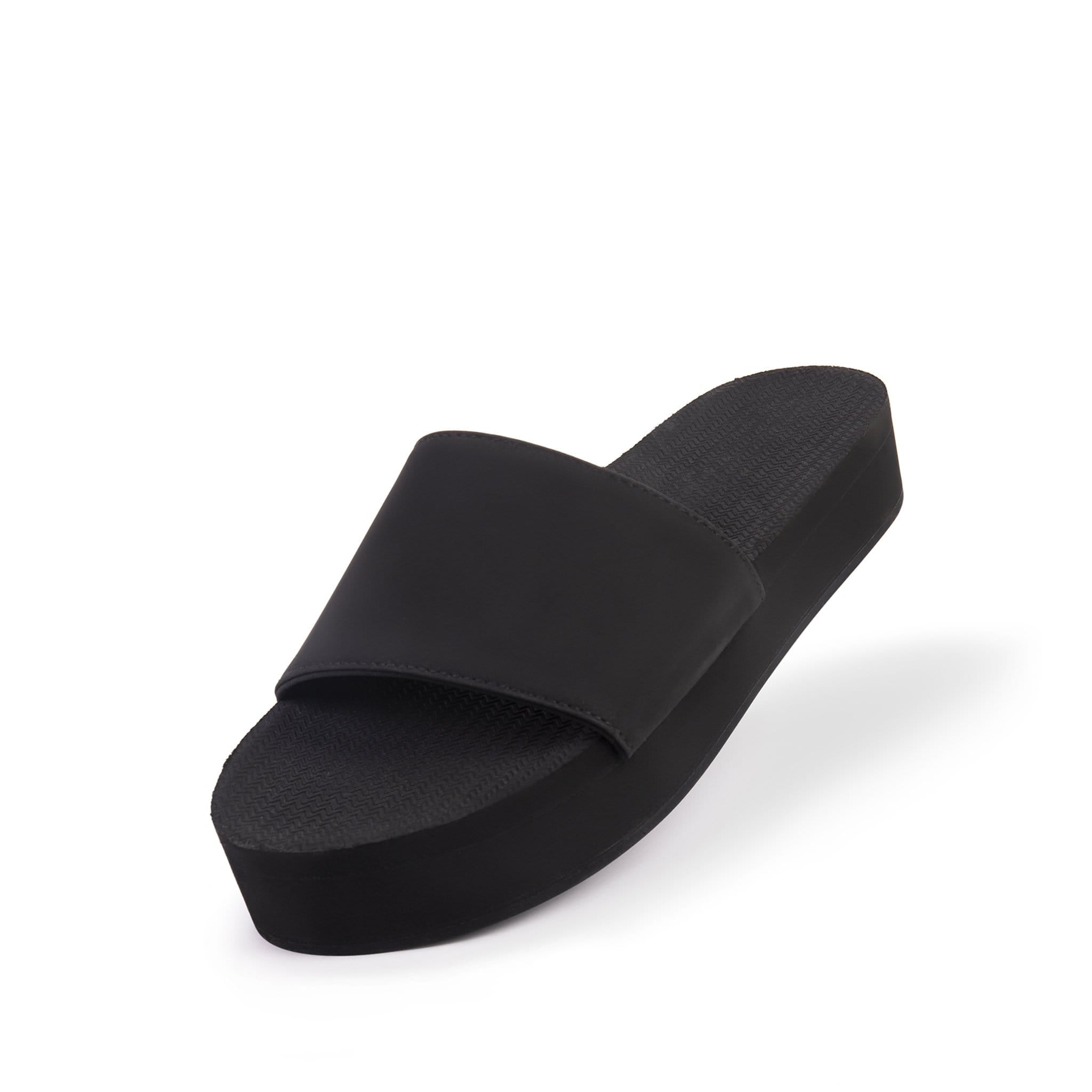 Women's Flip Flop Platform - Black