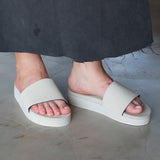 Women's Sneaker Sole Platform Slide Sea Salt/Sea Salt Sole