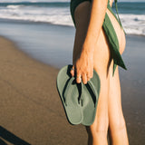 Women's ESSNTLS Flip Flops Leaf