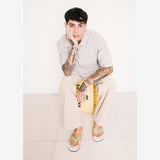 Men's ESSNTLS Flip Flops Sea Salt & Olive