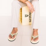 Men's ESSNTLS Flip Flops Sea Salt & Olive