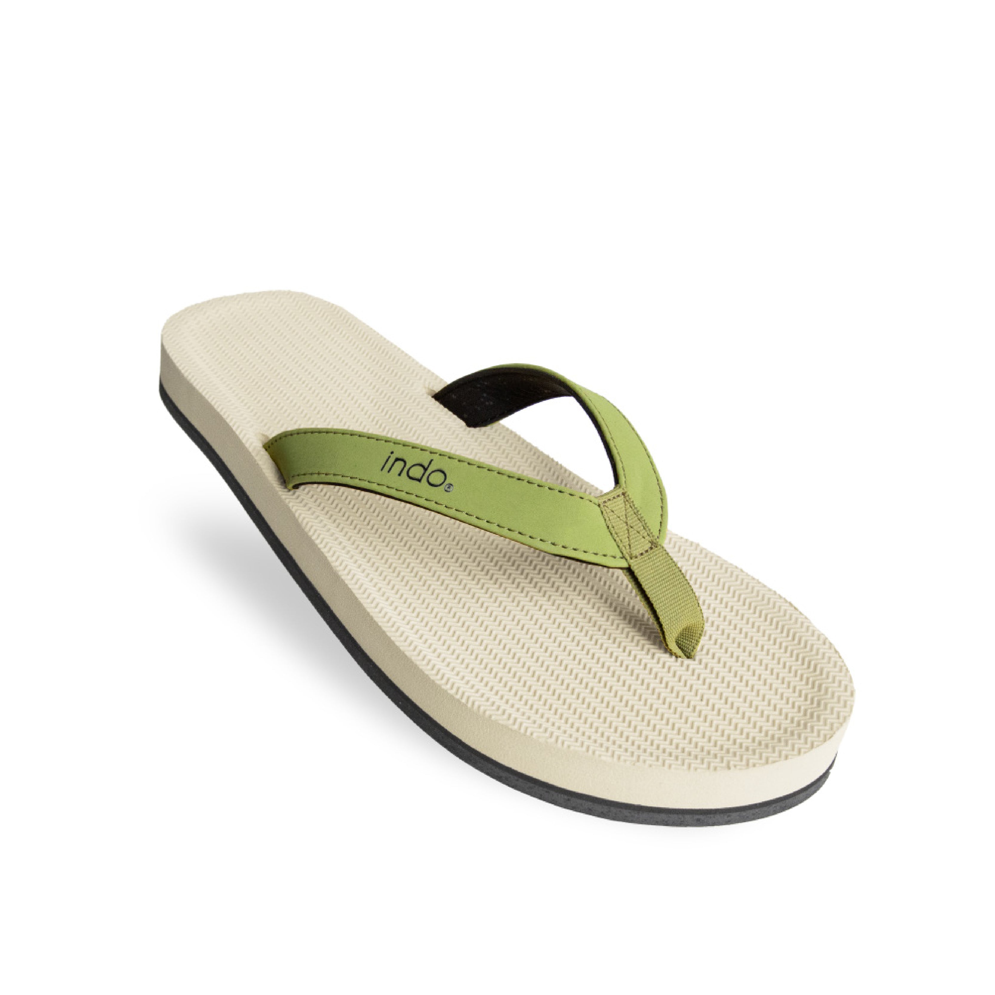 Mens Flip Flops - Sea Salt/Olive