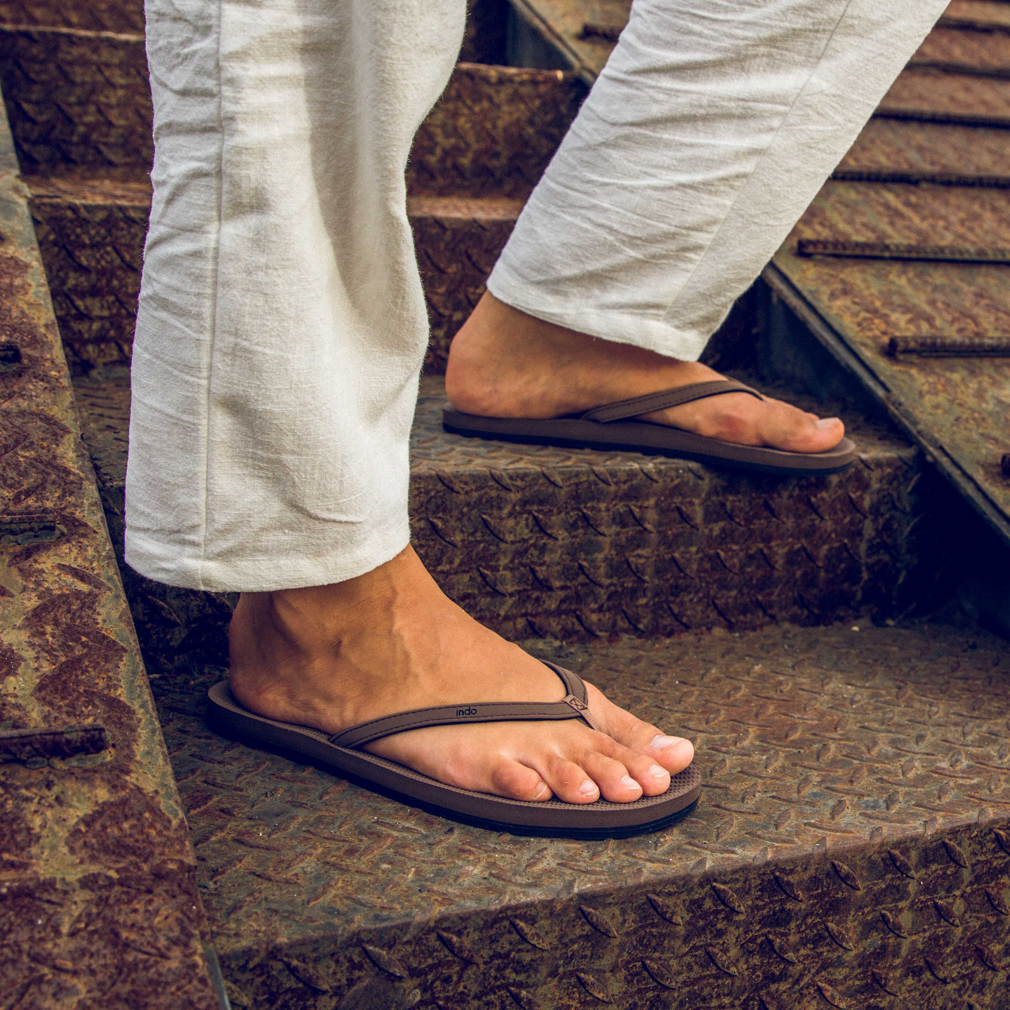 Women's Flip Flops - Soil