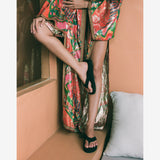 Women's Platform Flip Flops Black