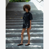 Women's Platform Flip Flops Black