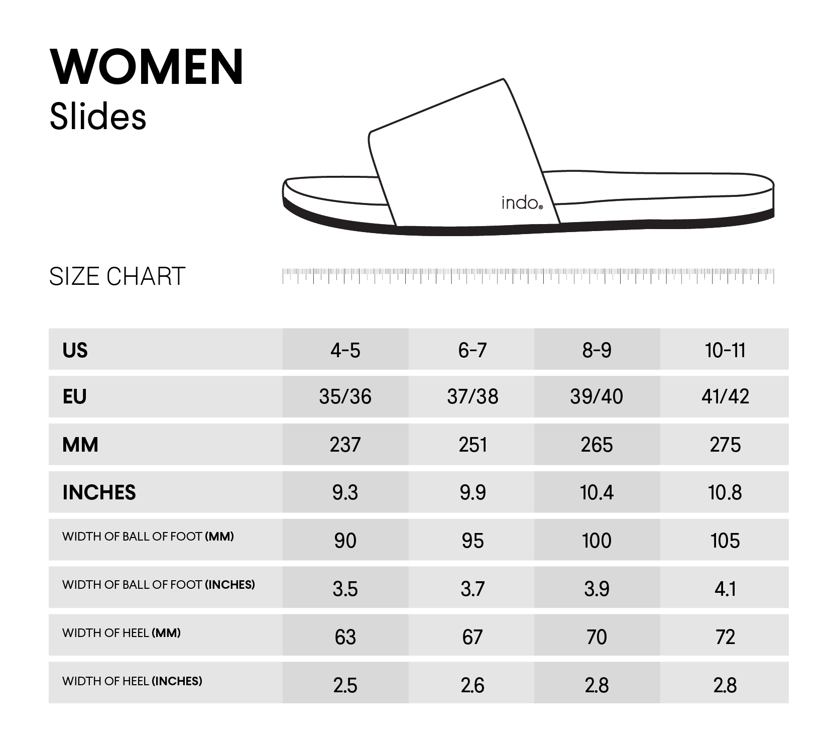 Women's Slide - Leaf