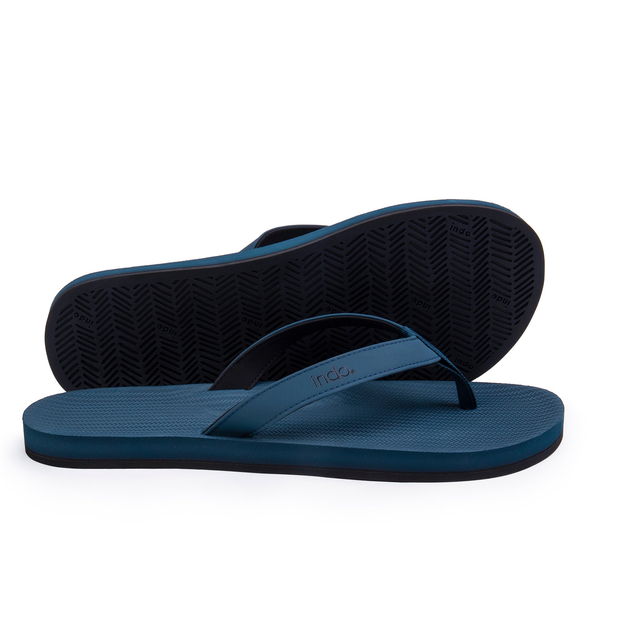 Blue mens hot sale flip flops