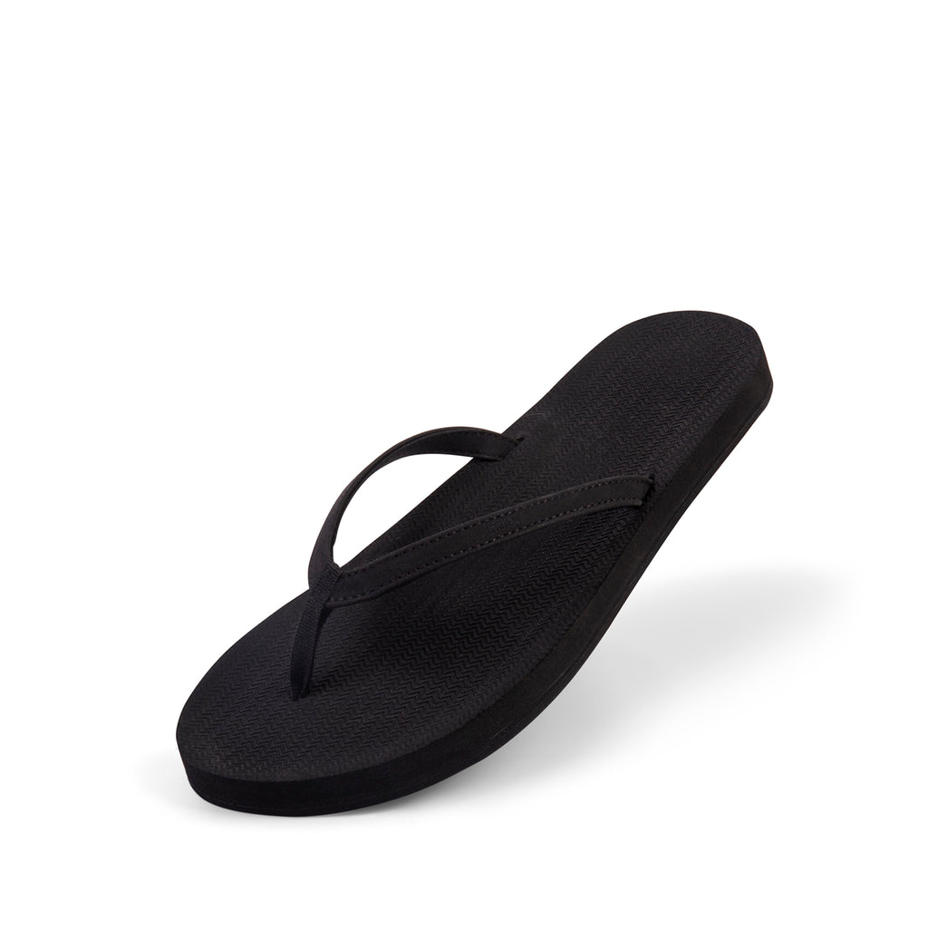 Women's Flip Flops - Black